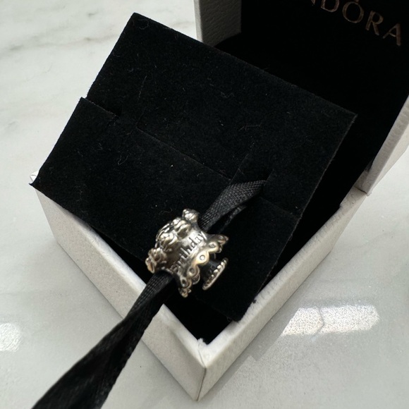 “New” Authentic Pandora Happy Birthday cake charm, sterling silver - Picture 7 of 8